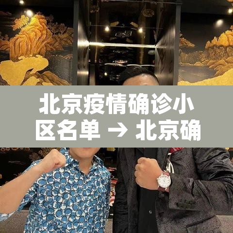 北京疫情确诊小区名单 → 北京确诊小区分布地图