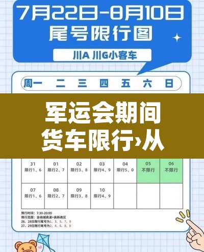 军运会期间货车限行›从10月15日的早高峰开始,军运会专用车道开始使用