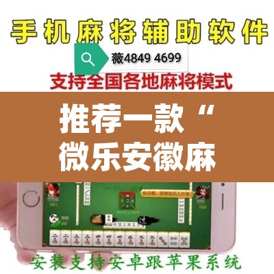 推荐一款“微乐安徽麻将开挂教程	”(透视)其实确实有挂