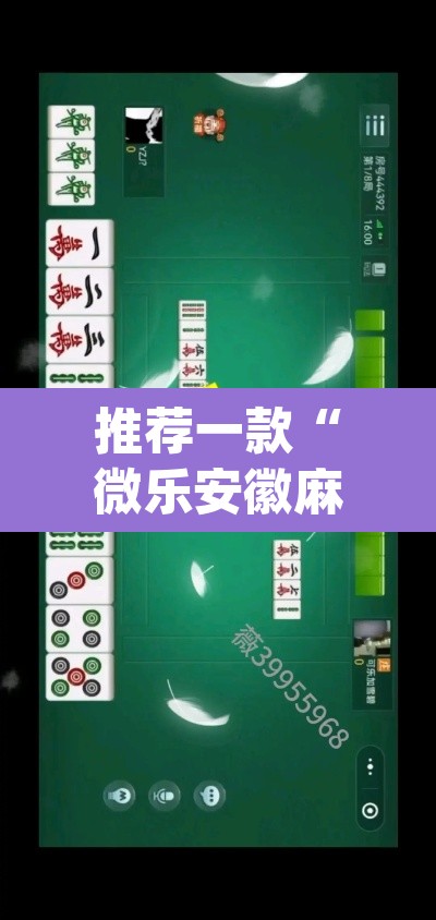 推荐一款“微乐安徽麻将开挂教程”(透视)其实确实有挂