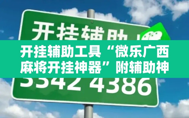 开挂辅助工具“微乐广西麻将开挂神器”附辅助神器开挂脚本详细步骤