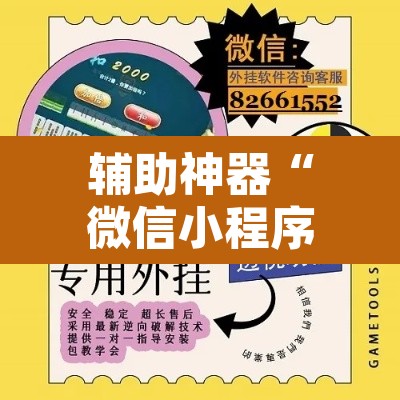 辅助神器“微信小程序家乡大贰开挂器”其实确实有挂