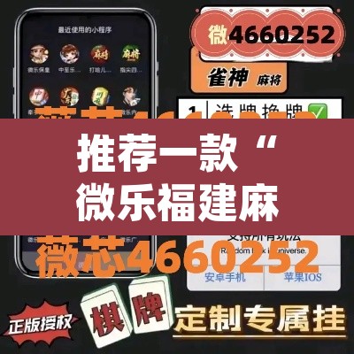 推荐一款“微乐福建麻将小程序挂”(透视挂)辅助透视教程