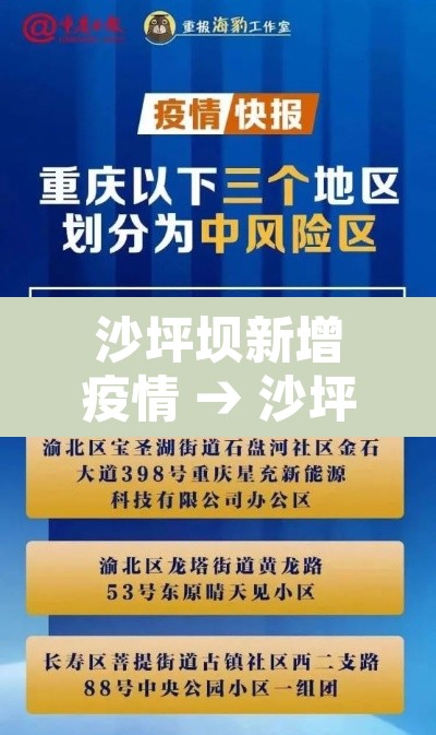 沙坪坝新增疫情 → 沙坪坝区最新疫情