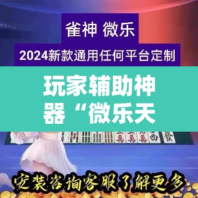 玩家辅助神器“微乐天津麻将手机版必胜秘籍”(透视挂)辅助透视教程