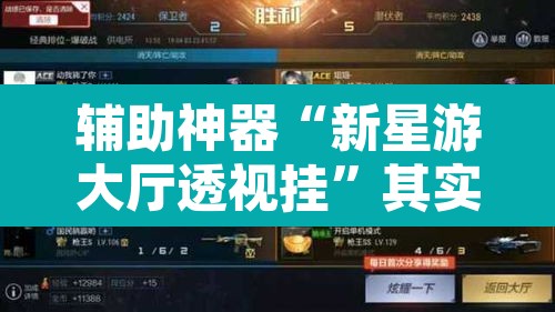 辅助神器“新星游大厅透视挂”其实确实有挂