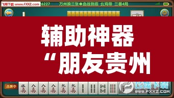 辅助神器“朋友贵州麻将可以开挂吗	”开挂辅助脚本+详细开挂安装教程