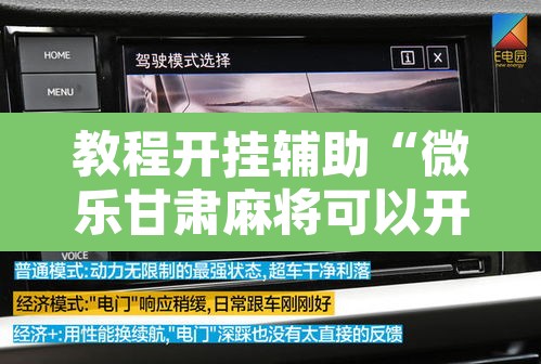 教程开挂辅助“微乐甘肃麻将可以开挂吗”开挂辅助脚本+详细开挂安装教程