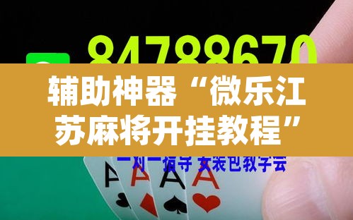 辅助神器“微乐江苏麻将开挂教程”(透视挂)辅助透视教程
