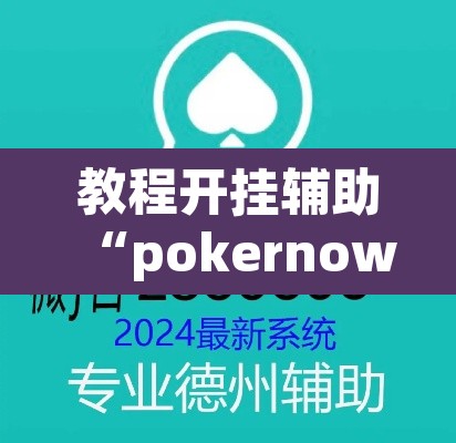 教程开挂辅助“pokernow透视挂方法	”其实确实有挂