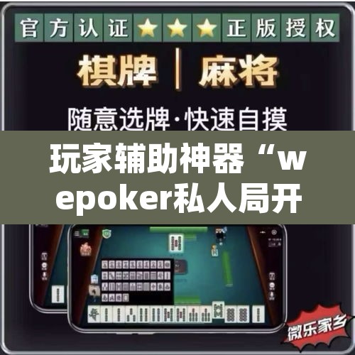 玩家辅助神器“wepoker私人局开挂透视	”(透视)其实确实有挂