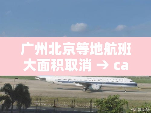 广州北京等地航班大面积取消 → ca1379航班北京到广州实时动态