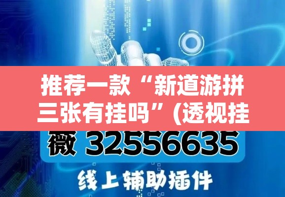 推荐一款“新道游拼三张有挂吗”(透视挂)辅助透视教程