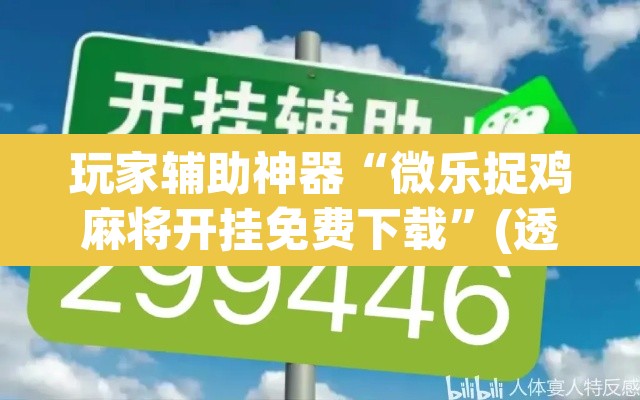 玩家辅助神器“微乐捉鸡麻将开挂免费下载”(透视挂)辅助透视教程