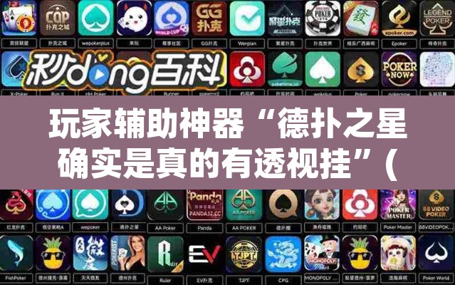 玩家辅助神器“德扑之星确实是真的有透视挂”(透视)其实确实有挂