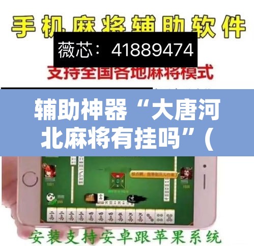 辅助神器“大唐河北麻将有挂吗	”(透视)其实确实有挂