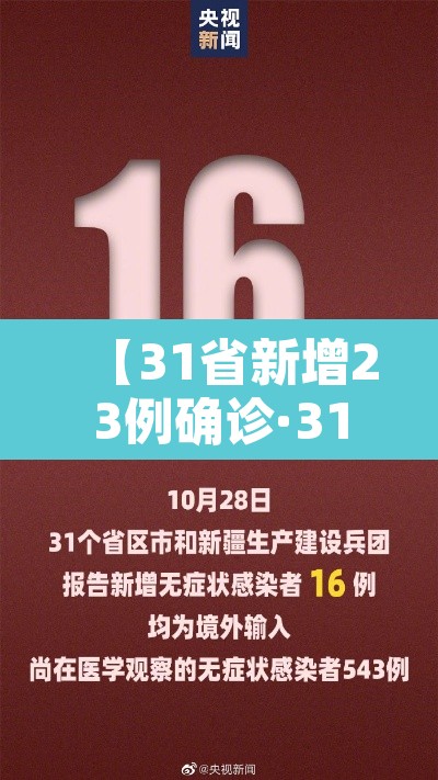 【31省新增23例确诊·31省新增23例确诊 其中本土1例】
