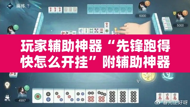 玩家辅助神器“先锋跑得快怎么开挂”附辅助神器开挂脚本详细步骤