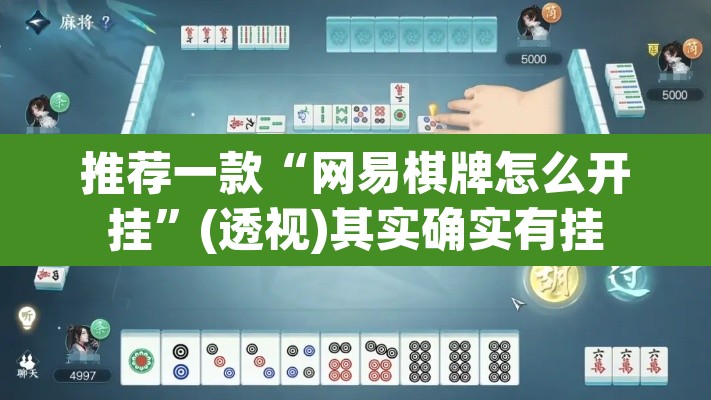 推荐一款“网易棋牌怎么开挂”(透视)其实确实有挂