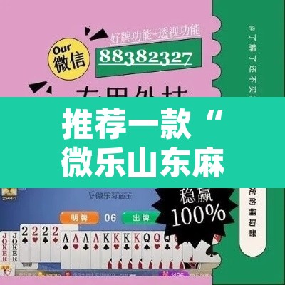 推荐一款“微乐山东麻将开挂神器	”其实确实有挂