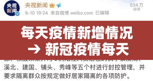 每天疫情新增情况 → 新冠疫情每天新增数据
