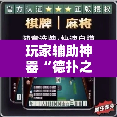 玩家辅助神器“德扑之星辅助作弊	”其实确实有挂