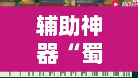 辅助神器“蜀山四川麻将怎么打容易赢	”(透视)其实确实有挂
