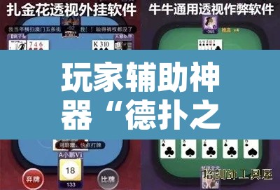 玩家辅助神器“德扑之星透视开挂辅助”其实确实有挂