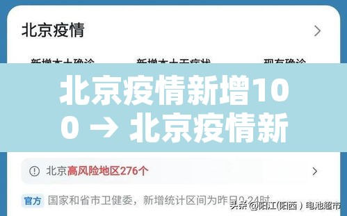北京疫情新增100 → 北京疫情新增10例