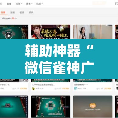 辅助神器“微信雀神广东麻将开挂神器”(透视挂)辅助透视教程