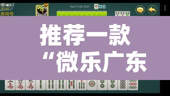 推荐一款“微乐广东麻将怎么开免费的挂”其实确实有挂