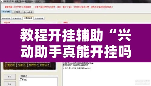 教程开挂辅助“兴动助手真能开挂吗”开挂辅助脚本+详细开挂安装教程
