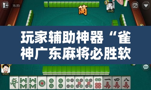 玩家辅助神器“雀神广东麻将必胜软件免费	”其实确实有挂