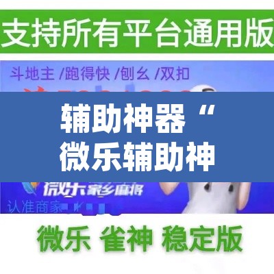 辅助神器“微乐辅助神器开挂”(透视)其实确实有挂