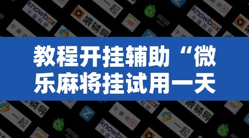 教程开挂辅助“微乐麻将挂试用一天	”开挂辅助脚本+详细开挂安装教程