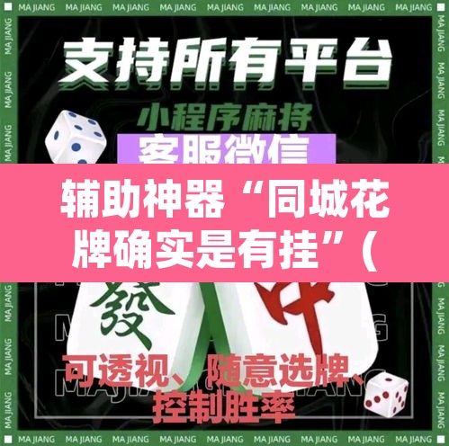 辅助神器“同城花牌确实是有挂”(透视)其实确实有挂