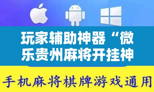 玩家辅助神器“微乐贵州麻将开挂神器”其实确实有挂