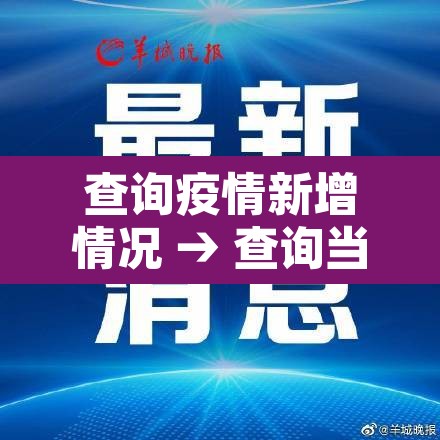 查询疫情新增情况 → 查询当前疫情新动态