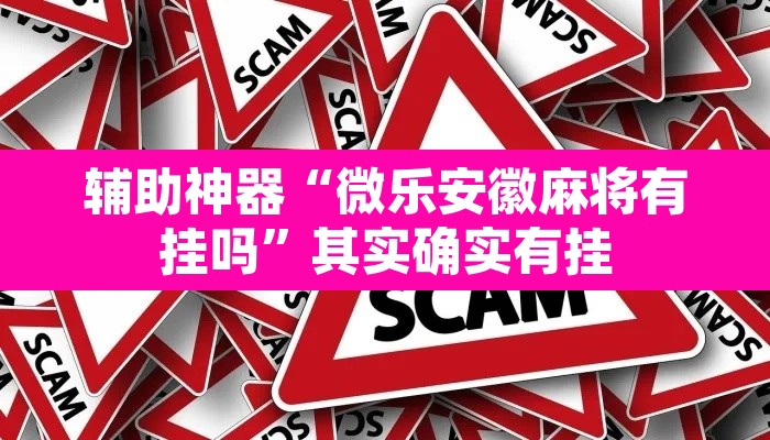 辅助神器“微乐安徽麻将有挂吗”其实确实有挂