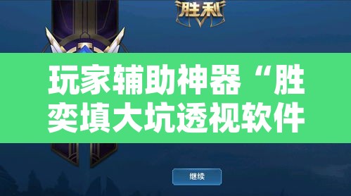 玩家辅助神器“胜奕填大坑透视软件	”其实确实有挂