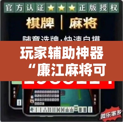 玩家辅助神器“廉江麻将可以作弊吗”(透视挂)辅助透视教程
