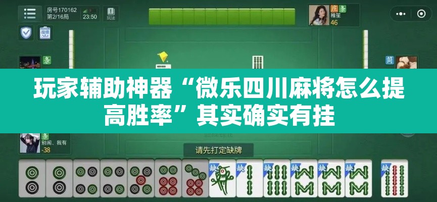 玩家辅助神器“微乐四川麻将怎么提高胜率”其实确实有挂