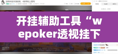 开挂辅助工具“wepoker透视挂下载	”开挂辅助脚本+详细开挂安装教程