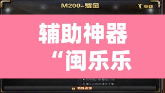 辅助神器“闽乐乐510k辅助器”(透视)其实确实有挂