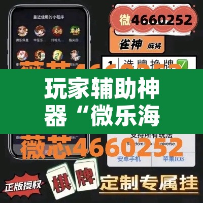 玩家辅助神器“微乐海南麻将小程序必赢神器”其实确实有挂