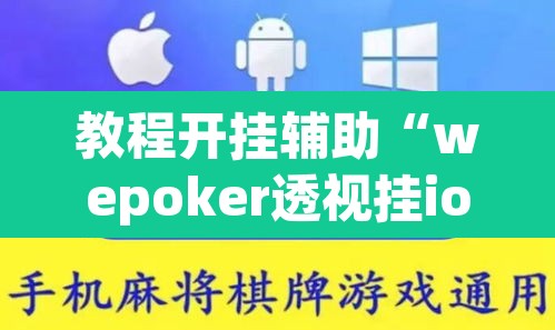 教程开挂辅助“wepoker透视挂ios”开挂辅助脚本+详细开挂安装教程