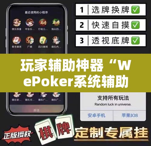 玩家辅助神器“WePoker系统辅助挂作弊器工具”其实确实有挂