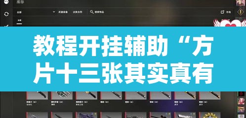 教程开挂辅助“方片十三张其实真有透视挂	”(透视)其实确实有挂