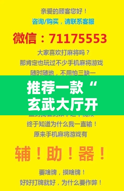 推荐一款“玄武大厅开挂透视软件”附辅助神器开挂脚本详细步骤
