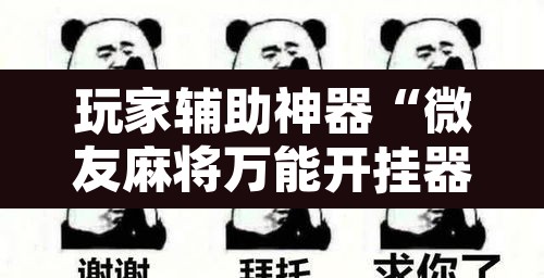 玩家辅助神器“微友麻将万能开挂器”其实确实有挂